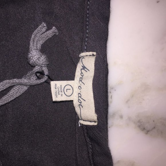 NWT Mododoc Dark Gray Casual Dress - Large - Picture 5 of 10